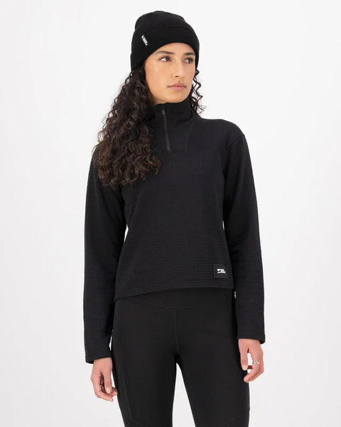 Mons Royale Women's Off Grid Merino Long Sleeve Fleece 2026