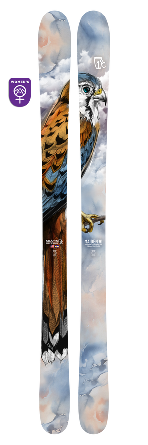 スキー Icelantic Maiden 91 162 Marker griffon Icelantic Maiden 91 Ski 2024 - The Startingate
