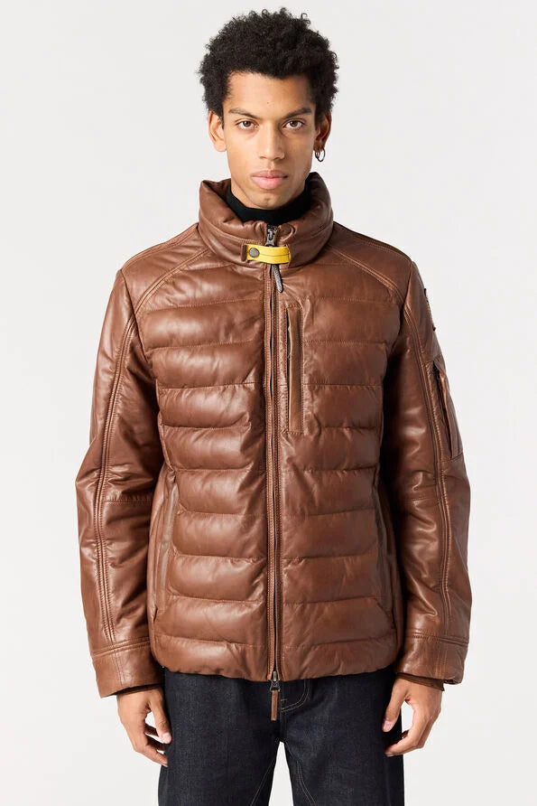 Parajumpers Men's Ernie Leather Jacket 2026 - The Startingate