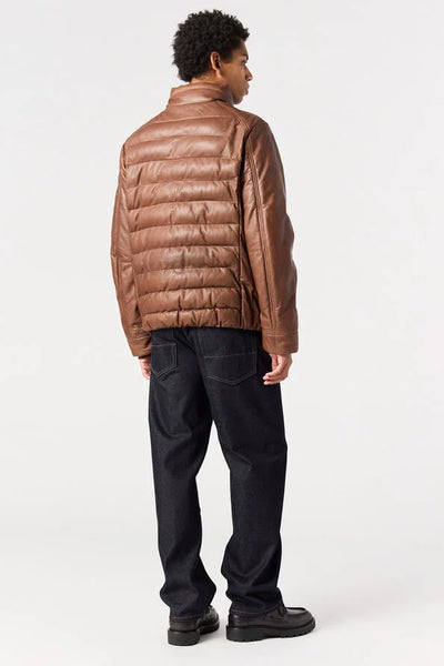 Parajumpers Men's Ernie Leather Jacket 2026