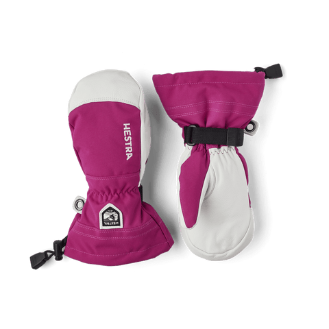 Hestra Junior Army Leather Heli Ski Mitten 2026