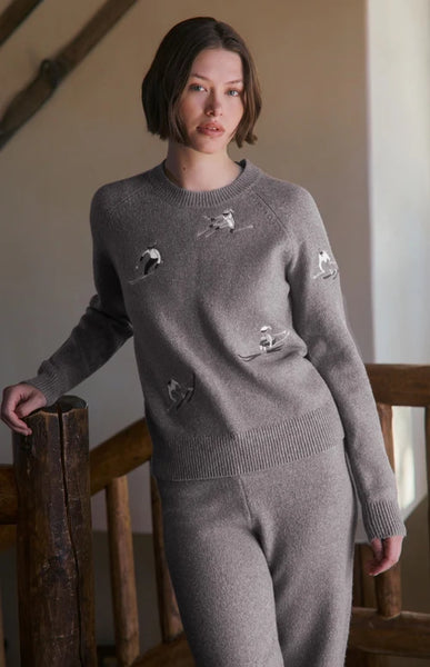 Alp-N-Rock Women's Talia Embroidered Skier Sweater 2027