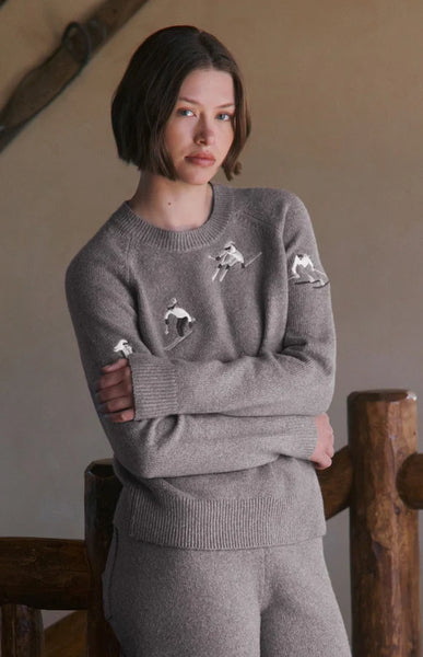 Alp-N-Rock Women's Talia Embroidered Skier Sweater 2027