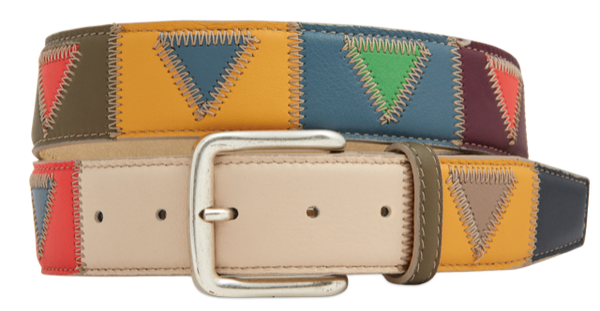 Sima Gürtel Patchwork Leather Belt