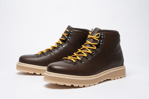 Mono Men's Shearling Lined Leather Hiking Core Boot