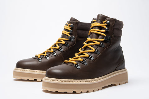 Mono Women's Shearling Lined Leather Hiking Boot