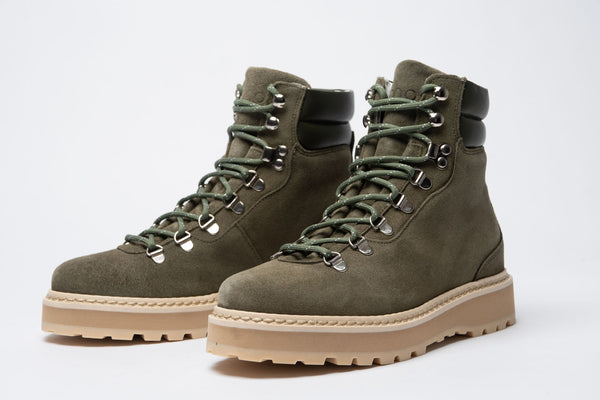 送料&関税込み★TB★SUEDE AND FAUX SHEARLING ADVENTURE HIKING Mono Women's Shearling Lined Suede Hiking Boot - The Startingate
