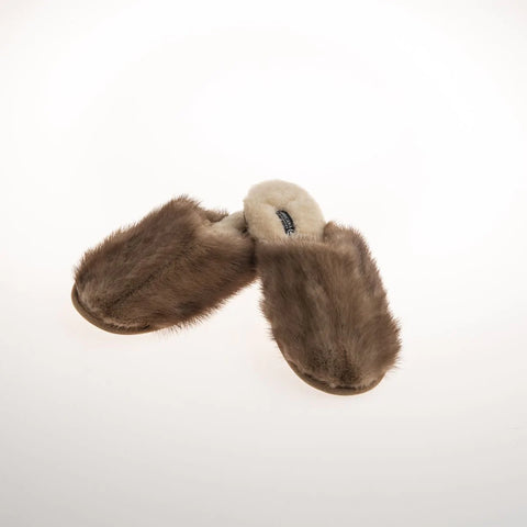 Harricana Women's Classic Mink Slippers